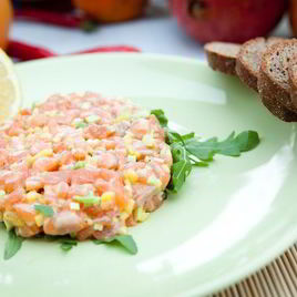 Рецепт Тартара из лосося с авокадо