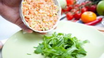 Рецепт тартара из лосося с авокадо