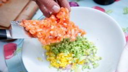 Рецепт тартара из лосося с авокадо