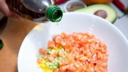 Рецепт тартара из лосося с авокадо