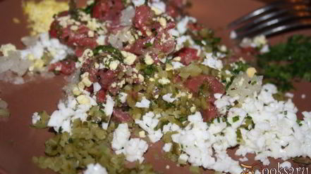 Рецепт тартара из мраморной говядины