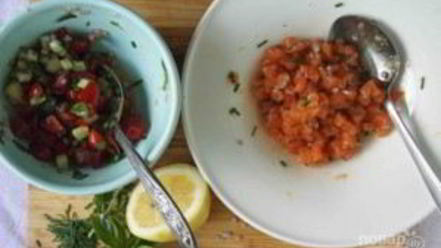 Рецепт тартара из семги