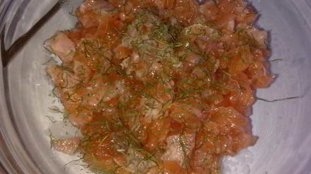 Рецепт тартара из слабосоленого лосося