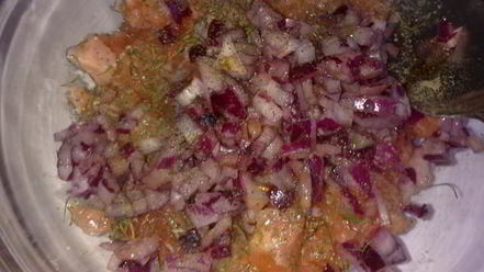 Рецепт тартара из слабосоленого лосося