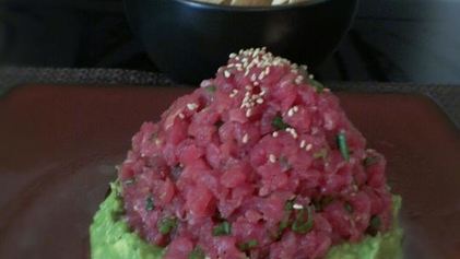 Рецепт Тартара из тунца с авокадо