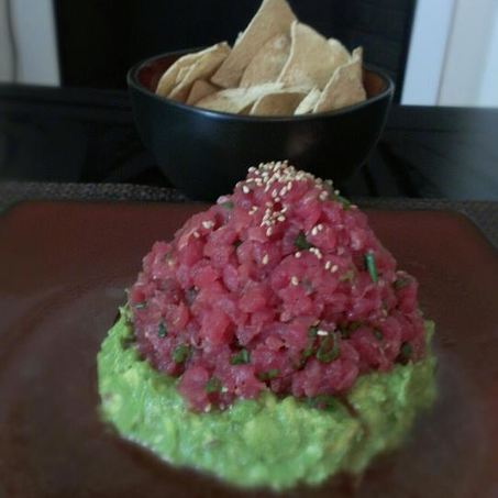 Рецепт Тартара из тунца с авокадо