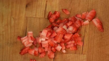 Рецепт тартара из тунца со свежей клубникой