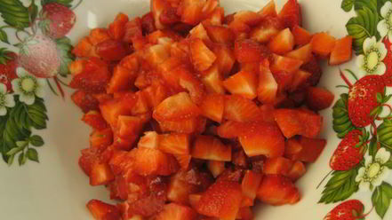 Рецепт тартара клубнично-помидорный