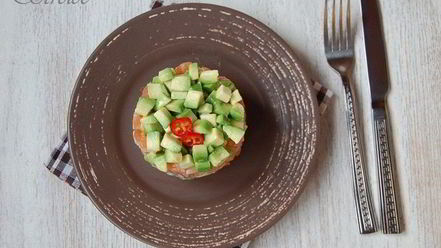 Рецепт тартара с лососем и авокадо