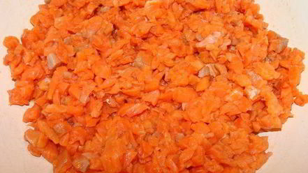 Рецепт теплого тартара ролл из семги