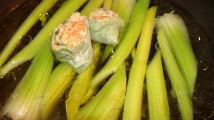 Рецепт теплого тартара ролл из семги