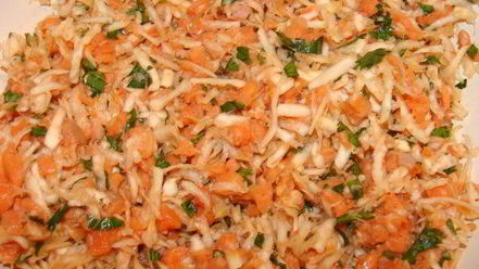 Рецепт теплого тартара ролл из семги