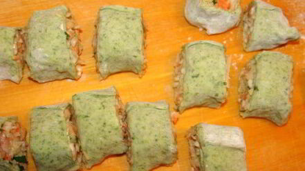 Рецепт теплого тартара ролл из семги