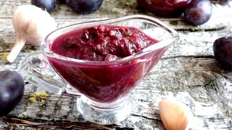 Рецепт сливового соуса ткемали