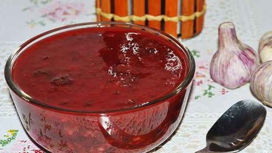 Рецепт соуса ткемали из красной сливы