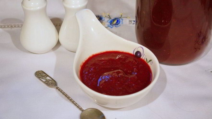 Рецепт соуса ткемали с синей сливой