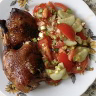 Рецепт Утки в соусе Ткемали с медом