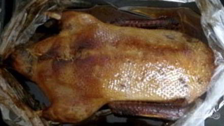 Рецепт утки в соусе ткемали с медом