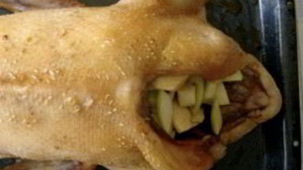 Рецепт утки в соусе ткемали с медом