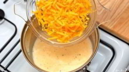 Рецепт молочно-сырного соус