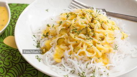 Рецепт обезжиренного сырного соуса и ширатаки