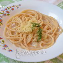 Рецепт Сырного соуса для спагетти