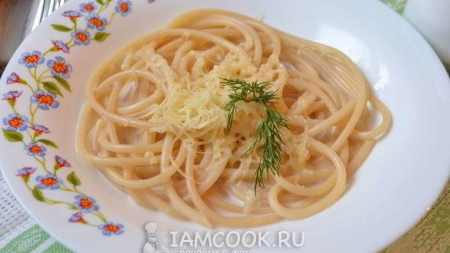 Рецепт сырного соуса для спагетти