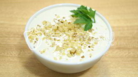 Рецепт сырного соуса с чесноком