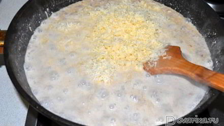 Рецепт сырного соуса с фаршем к пасте