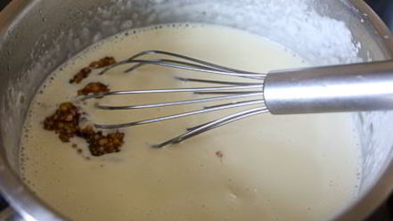 Рецепт сырного соуса с горчицей