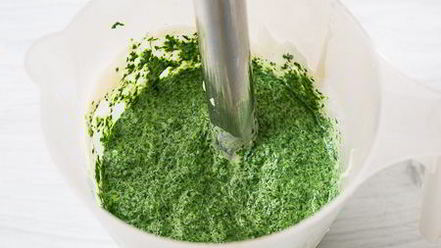 Рецепт сырного соуса со шпинатом