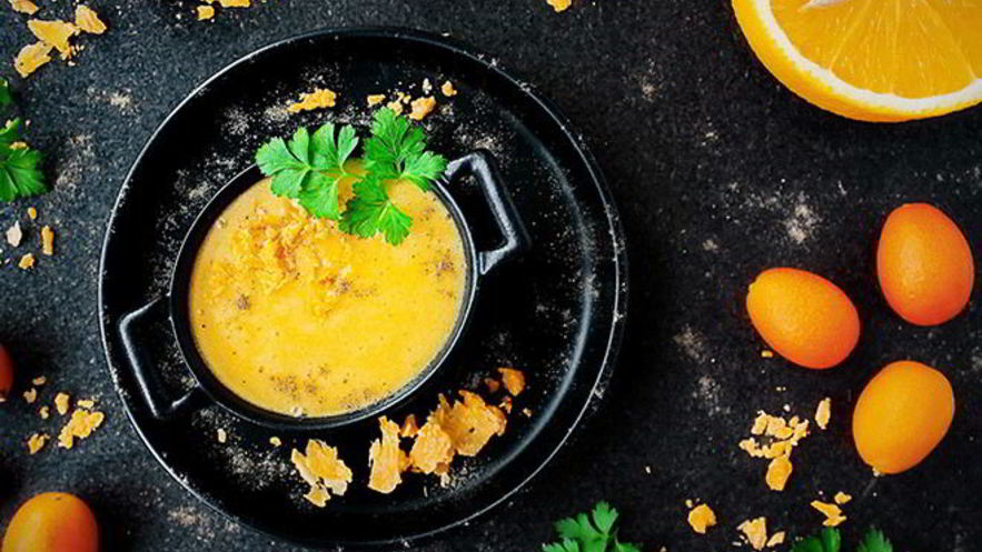 Рецепт заварного сырного соуса с апельсинами