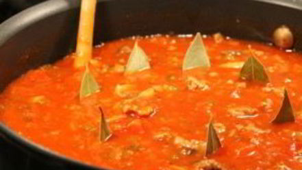 Рецепт томатна-мясного соус