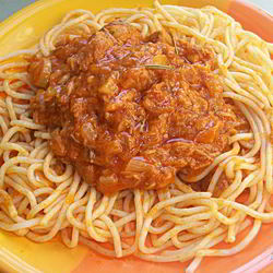 Рецепт Томатного соуса с тунцом для спагетти