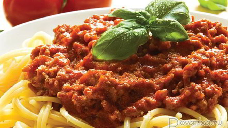 Рецепт упрощенного соуса болоньезе