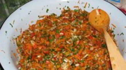 Рецепт заправки из моркови и лука на зиму