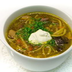 Рецепт Ароматного грибного супа с вермишелью