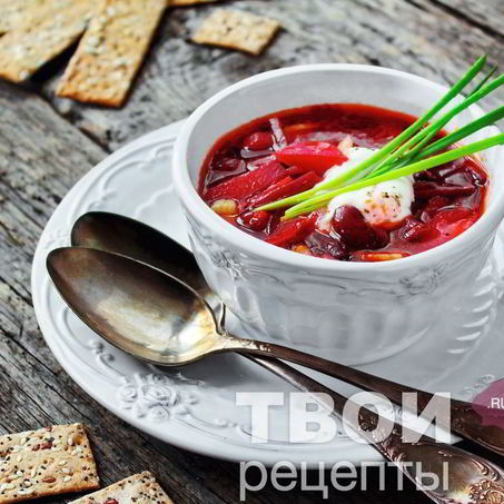Рецепт Борща без мяса