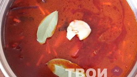 Рецепт борща без мяса