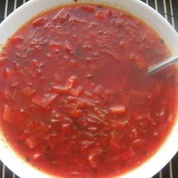 Рецепт Борща Диетического вегетарианского