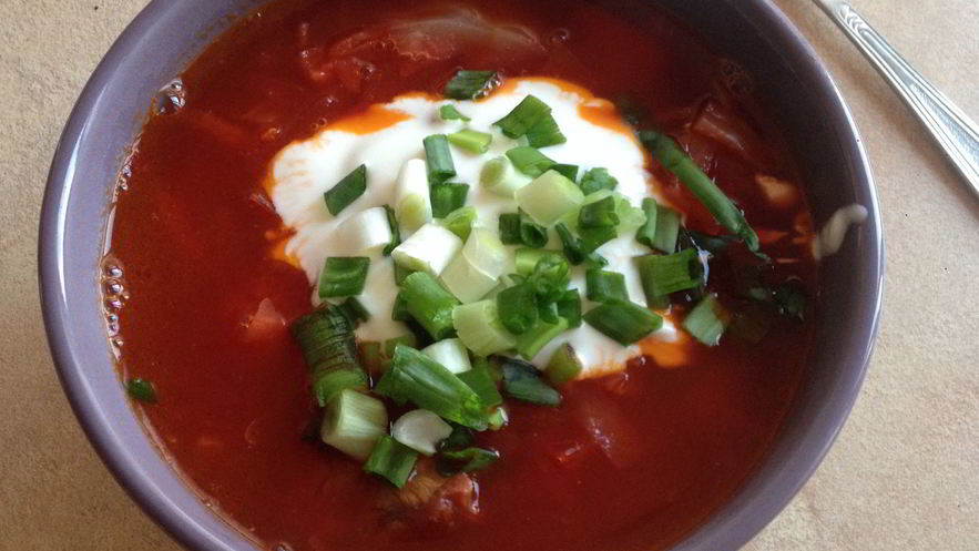 Рецепт борща из говядины