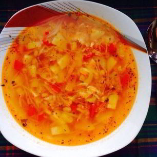 Рецепт Борща из куриного филе