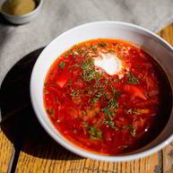 Рецепт Борща из языка