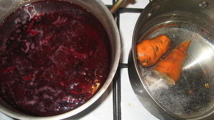 Рецепт борща холодного с креветками