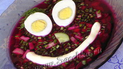 Рецепт Борща холодного