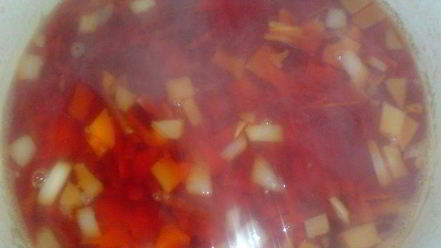 Рецепт борща красного холодного