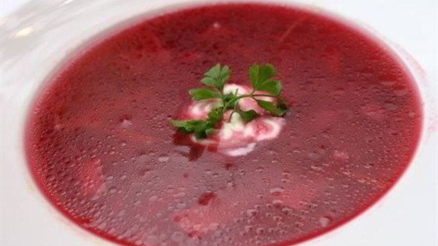 Рецепт борща нежирного на курином бульоне