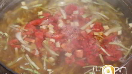 Рецепт борща с бычками по-одесски