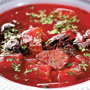 Рецепт Борща с черносливом