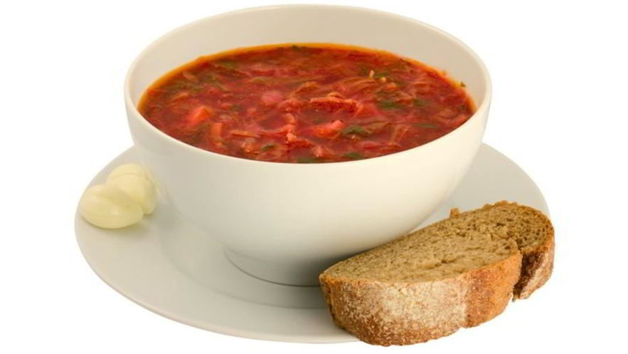 Рецепт борща с фасолью